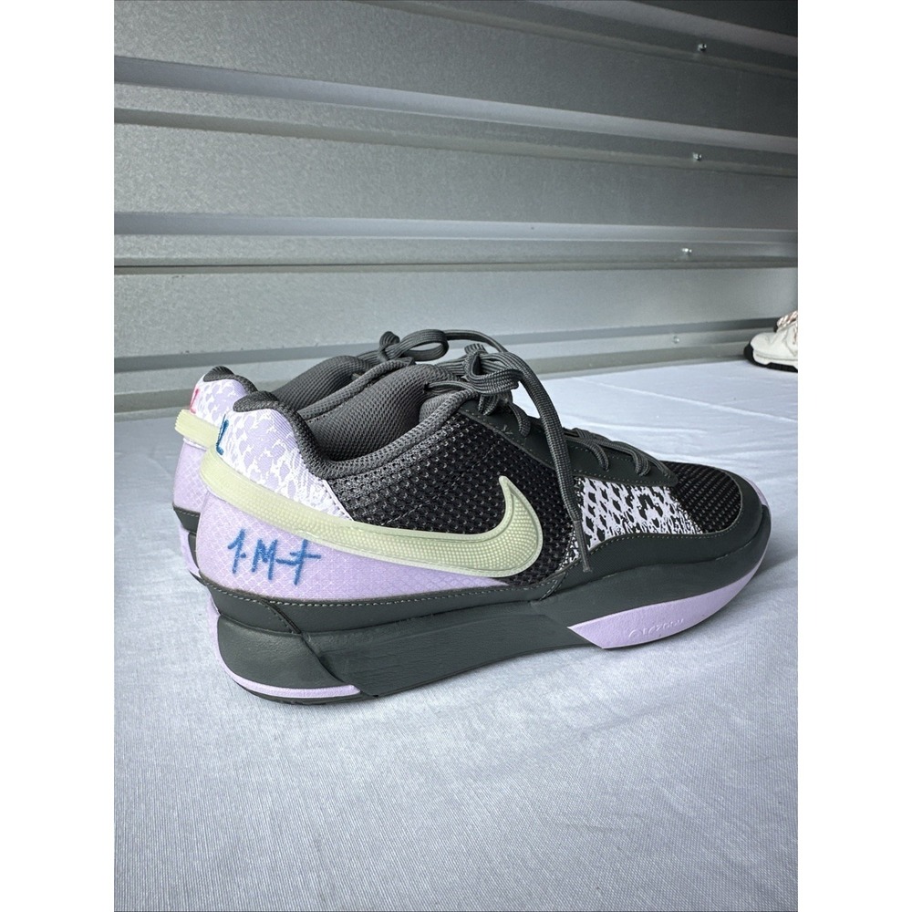 Nike Ja Morant 1 Midnight Series Men's Size 8, Glow In The Dark Swoosh) - Picture 3 of 9